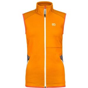 Ortovox Womens Fleece Vest Fleecebodywarmer (Dames |oranje)