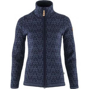 Fjällräven Womens Snow Cardigan Wollen vest (Dames |blauw)