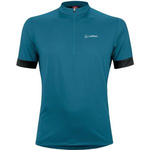 Löffler Bike Shirt Half-Zip Pukka Fietsshirt (Heren |blauw)