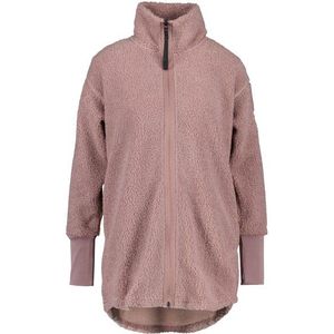 Didriksons Womens Sally Full-Zip 2 Fleecevest (Dames |roze/bruin)