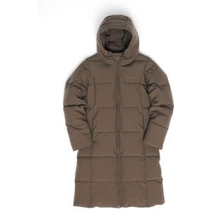 Mazine Womens Basic Puffer Coat Lange jas (Dames |bruin)