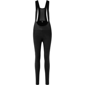 GripGrab Womens ThermaShell Water-Resistant Bib Tights Fietsbroek (Dames |zwart |waterdicht)