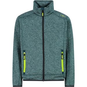 CMP Boys Jacket Jacquard Knitted Fleecevest (Kinderen |turkoois)