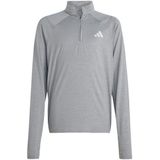 adidas - Goto PZ 1/4 Zip Longsleeve Tee - Grijs - Longsleeve