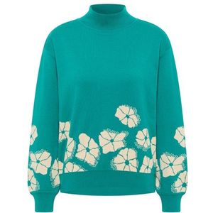 Tranquillo Womens Gemütlicher Strickpullover Trui (Dames |turkoois)