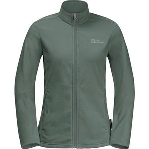 Jack Wolfskin Womens Taunus Full Zip Fleecetrui (Dames |olijfgroen)