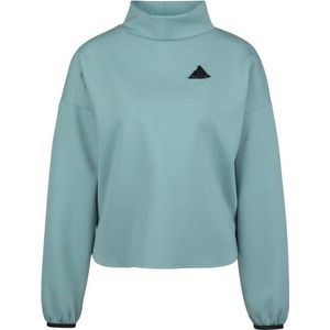 Maloja Womens RomaliaM Puzzle 1 Fleecetrui (Dames |turkoois)