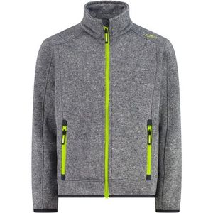 CMP Boys Jacket Jacquard Knitted Fleecevest (Kinderen |grijs)