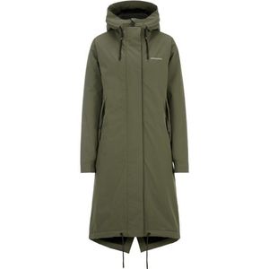 Didriksons Womens Alicia Parka Long 3 Parka (Dames |olijfgroen |waterdicht)