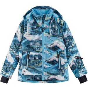 Reima - Posio - Winterjas - Aqua - Grijs - Wit - Licht Gevoerd