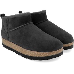 Haflinger Elsa Pantoffels (zwart)