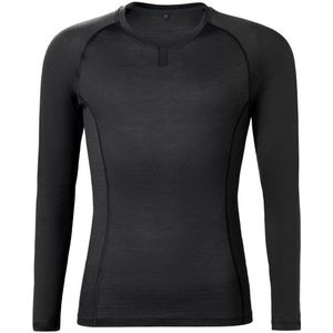straede Merino Baselayer Fietsonderhemd (zwart)