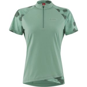 Löffler Womens Bike Shirt Half-Zip Maja Rise Fietsshirt (Dames |turkoois)