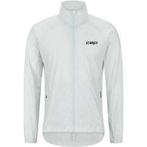 CEP Run Windbreaker Hardloopjack (Heren |grijs/wit)