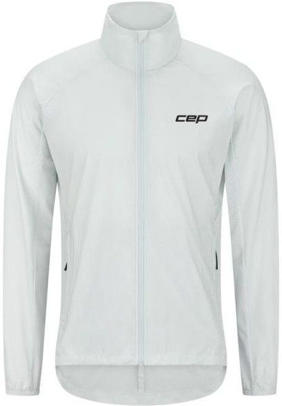 CEP Run Windbreaker Hardloopjack (Heren |grijs/wit)