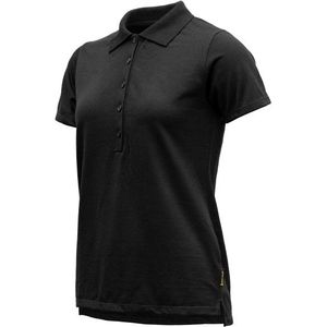 Devold Womens Pique T-Shirt Merinoshirt (Dames |zwart)