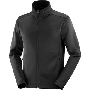 Salomon Sntial Midfleece Full Zip Fleecevest (Heren |zwart)