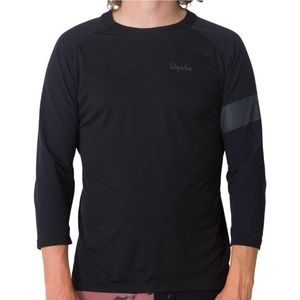 Rapha Trail 3/4 Sleeve Jersey Fietsshirt (Heren |zwart)