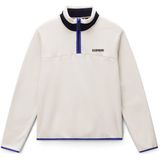 Napapijri - DERGANA - Fleecetrui - Beige - Met Staande Kraag en Ritssluiting