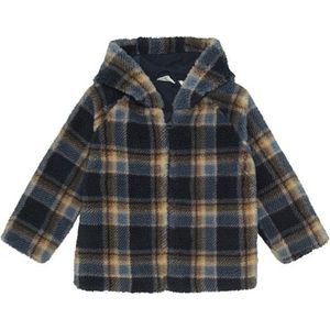 Minymo Fleece Jas - Parijse nacht m. Ruiten - Minymo - 56 - Fleece Jassen