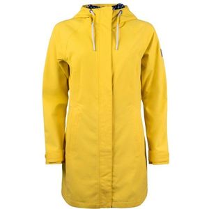 Elkline Womens Feel Good Lange jas (Dames |geel |waterdicht)