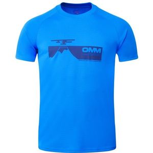 OMM Bearing Tee S/S Sportshirt (Heren |blauw)