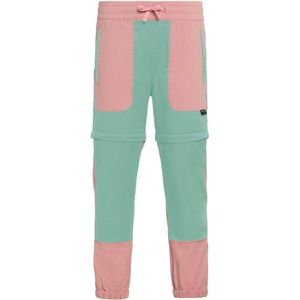 Namuk Kids Mack Zip Off Pants Afritsbroek (Kinderen |turkoois/roze)