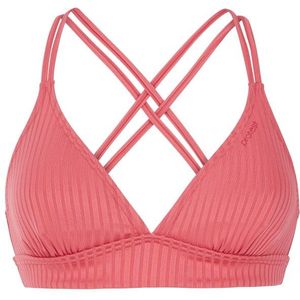 Protest Womens Mixtune Triangle Bikini Top Bikinitop (Dames |roze)