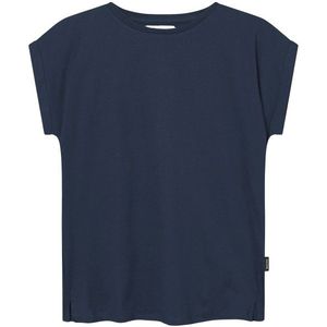 DEDICATED Womens T-Shirt Visby Base (Dames |blauw)