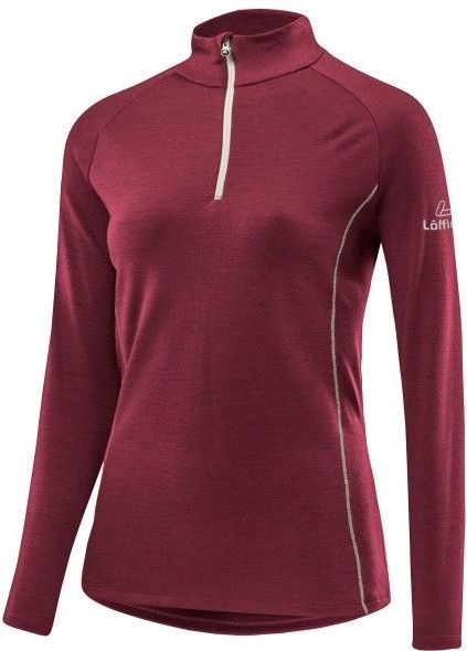 Loeffler Transtex® Merino Half Rits Lange Mouw T-shirt