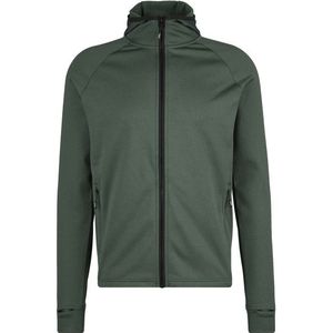 Stoic AlsterbroSt Stretch Fleece Hoody Fleecevest (Heren |olijfgroen)