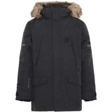 Didriksons - Sylvin Kids Parka - Zwart/Grijs - Waterdicht