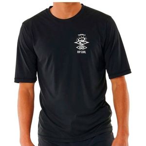 Rip Curl Icons Surflite UVP S/S T-shirt (Heren |zwart)