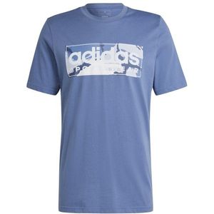 adidas Camo Graphic Tee 2 T-shirt (Heren |blauw)