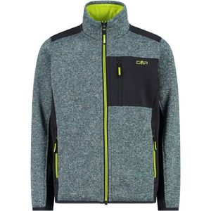 CMP Kids Jacquard Knitted Jacket Fleecevest (Kinderen |grijs)
