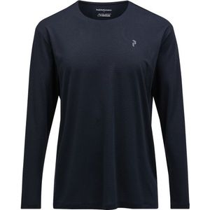 Peak Performance Delta L/S Tee Sportshirt (Heren |zwart/blauw)