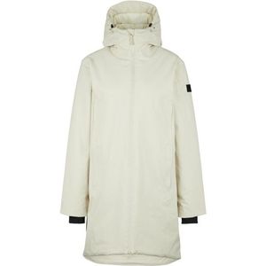 Stoic Womens MountainWool MMXX Uppsala Coat Lange jas (Dames |beige |waterdicht)
