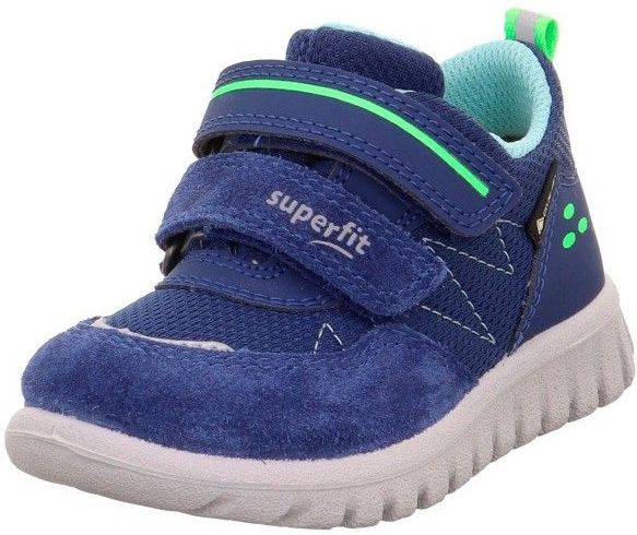 Superfit SPORT7 Mini Gore-Tex sneakers, blauw/lichtgroen 8040, 20 EU, Blauw lichtgroen 8040, 20 EU