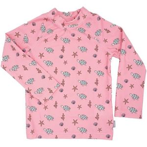 maximo Kids Mini Shirt L/S Badestoff Bedruckt UV 50 Lycra (Kinderen |roze)