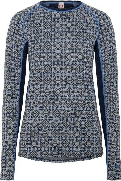 Kari Traa Womens Rose Light L/S Merino-ondergoed (Dames |grijs/blauw)