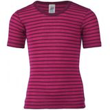 Engel - Kinder Unterhemd S/S - Merino-ondergoed - Purper/Roze