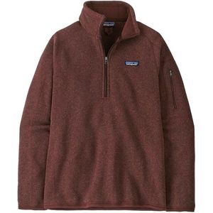 Patagonia Womens Better Sweater 1/4 Zip Fleecetrui (Dames |bruin)