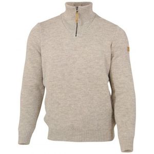 Ivanhoe of Sweden NLS Elm Half Zip Wollen trui (Heren |grijs/beige)