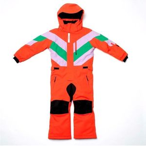 GOSOAKY Kids Lazy Lama Overall (Kinderen |rood |waterdicht)