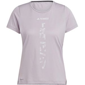 adidas Terrex Womens Terrex Agravic Shirt Hardloopshirt (Dames |purper)