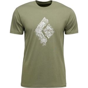 Black Diamond - Engineered Diamond S/S Tee - T-shirt - Olijfgroen