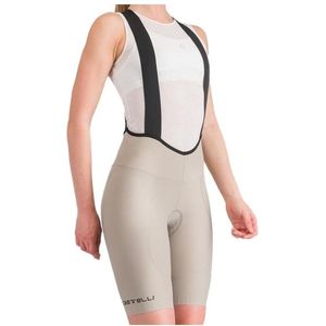 Castelli Womens Espresso DT Bibshort Fietsbroek (Dames |beige)