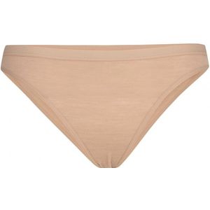 Icebreaker Womens Siren Thong Merino-onderbroek (Dames |beige)