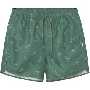 DEDICATED Swim Shorts Sandhamn Zwembroek (Heren |turkoois/olijfgroen)