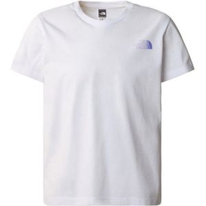 The North Face Girls S/S Relaxed Graphic Tee 1 T-shirt (Kinderen |wit/grijs)